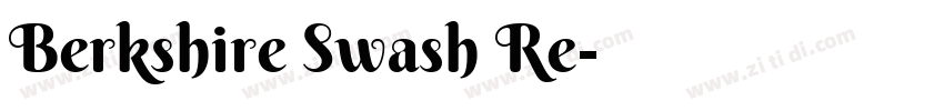 Berkshire Swash Re字体转换